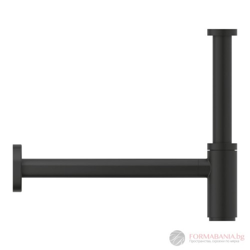 Декоративен сифон за мивка Grohe, 1¼", черен мат