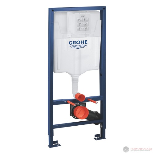 Структура за вграждане Grohe Rapid SL, за окачена тоалетна, 113×50 см