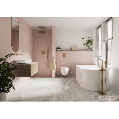 Бутон за вградено казанче Grohe Skate Cosmopolitan S, 13×17,2 см, розово злато мат