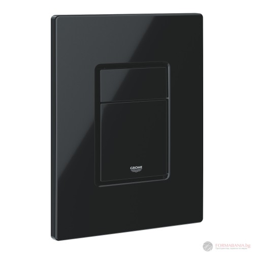 Бутон за вградено казанче Grohe Skate Cosmopolitan, 15,6×19,7 см, черен гланц