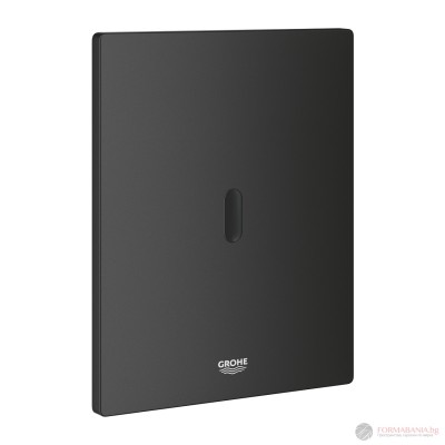 Инфрачервен активатор за вградено казанче Grohe Tectron Bau E, 15,6×19,7 см, с батерия, черен мат