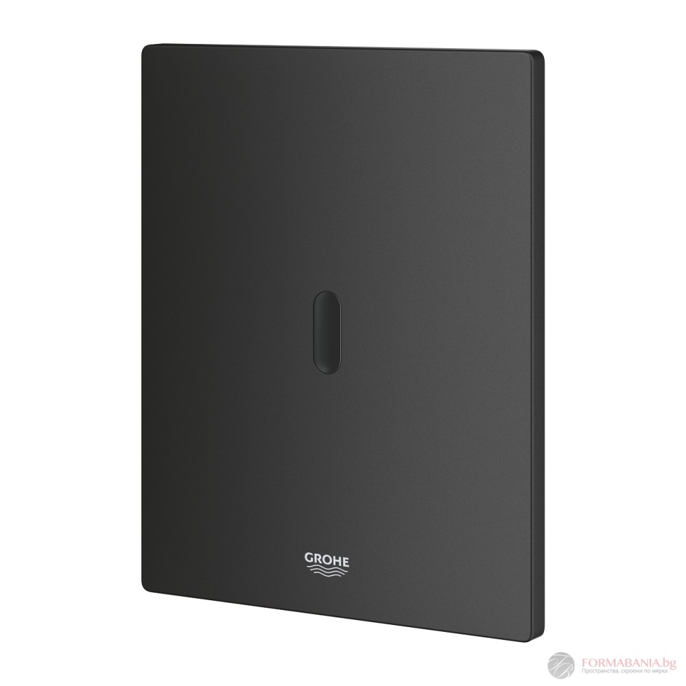 Инфрачервен активатор за вградено казанче Grohe Tectron Bau E, 15,6×19,7 см, с батерия, черен мат