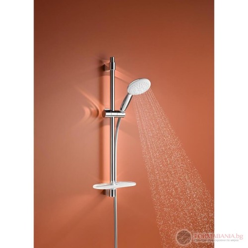 Тръбно окачване Grohe Tempesta, с държач, сапунерка, ръчен душ и шлаух 1750 мм, хром