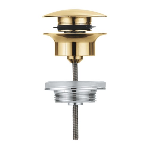 Click-Clack изпразнител за мивка Grohe, ф64 мм, 1¼", злато мат