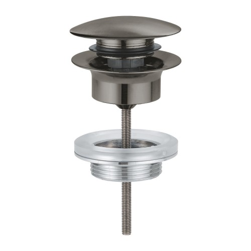 Click-Clack изпразнител за мивка Grohe, ф64 мм, 1¼", графит мат