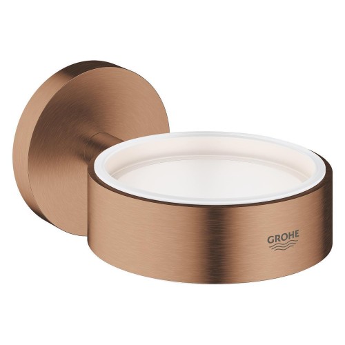 Държач Grohe Essentials, за чаша, сапунерка или дозатор, розово злато мат