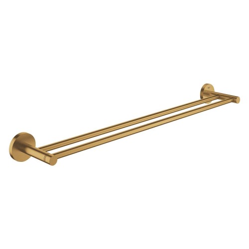 Двойна поставка за кърпи Grohe Essentials, злато мат