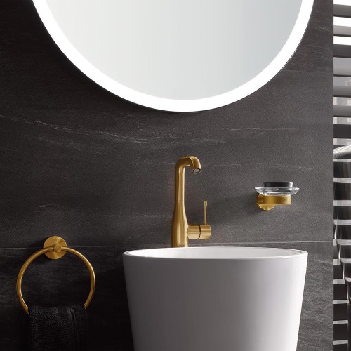 Ринг за кърпи Grohe Essentials, злато мат