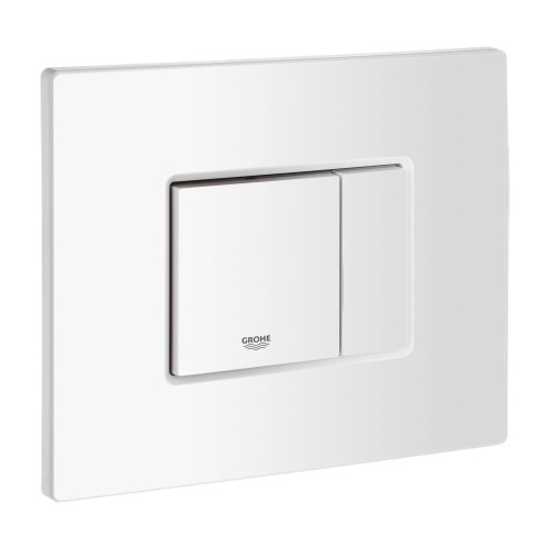 Бутон за вградено казанче Grohe Skate Cosmopolitan, 15,6×19,7 см, бял гланц