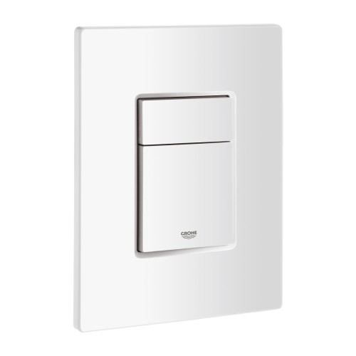 Бутон за вградено казанче Grohe Skate Cosmopolitan, 15,6×19,7 см, бял гланц