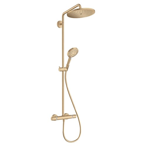 Душ система Hansgrohe Croma Select S, с термостатен смесител, бронз мат