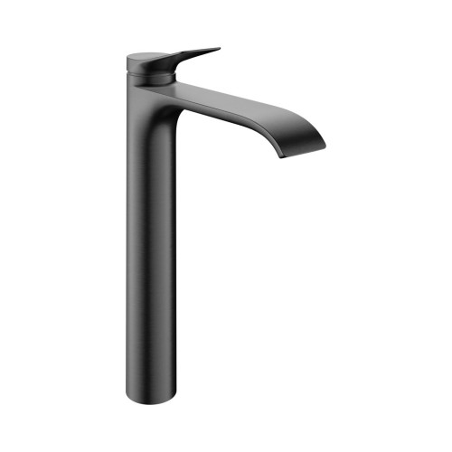 Висок смесител за мивка Hansgrohe Vivenis CoolStart, с изпразнител, черен-хром мат