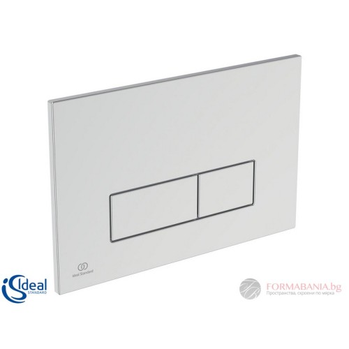 Комплект структура за вграждане Ideal Standard ProSys Eco M, за окачена тоалетна, с бутон, 115×50×12–18 см, хром