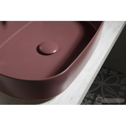 Изпразнител Click-Clack Isvea Infinity, с керамична тапа, червено-кафяв