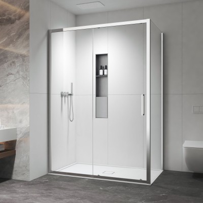 Душ кабина Karag Izy 400 & L-1312 Cromo, 80x120x200 см, хром