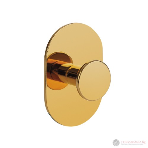 Laveo Miri single towel hook, polished gold