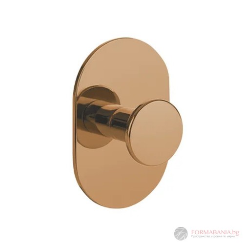 Laveo Miri single towel hook, rose gold
