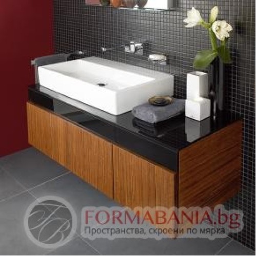 Мивка Villeroy & Boch Memento, за стенен монтаж или върху мебел, 80×47 см, бял гланц