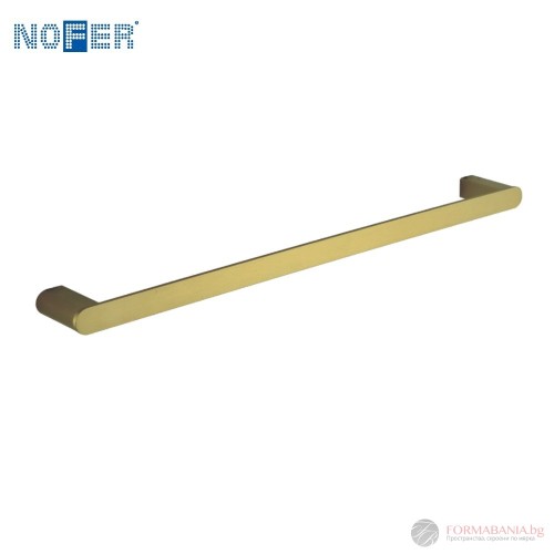 Държач за кърпи и хавлии Nofer Capri, четкано злато
