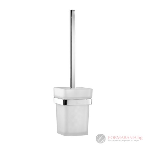 Omnires Lift wall‑mounted toilet brush holder