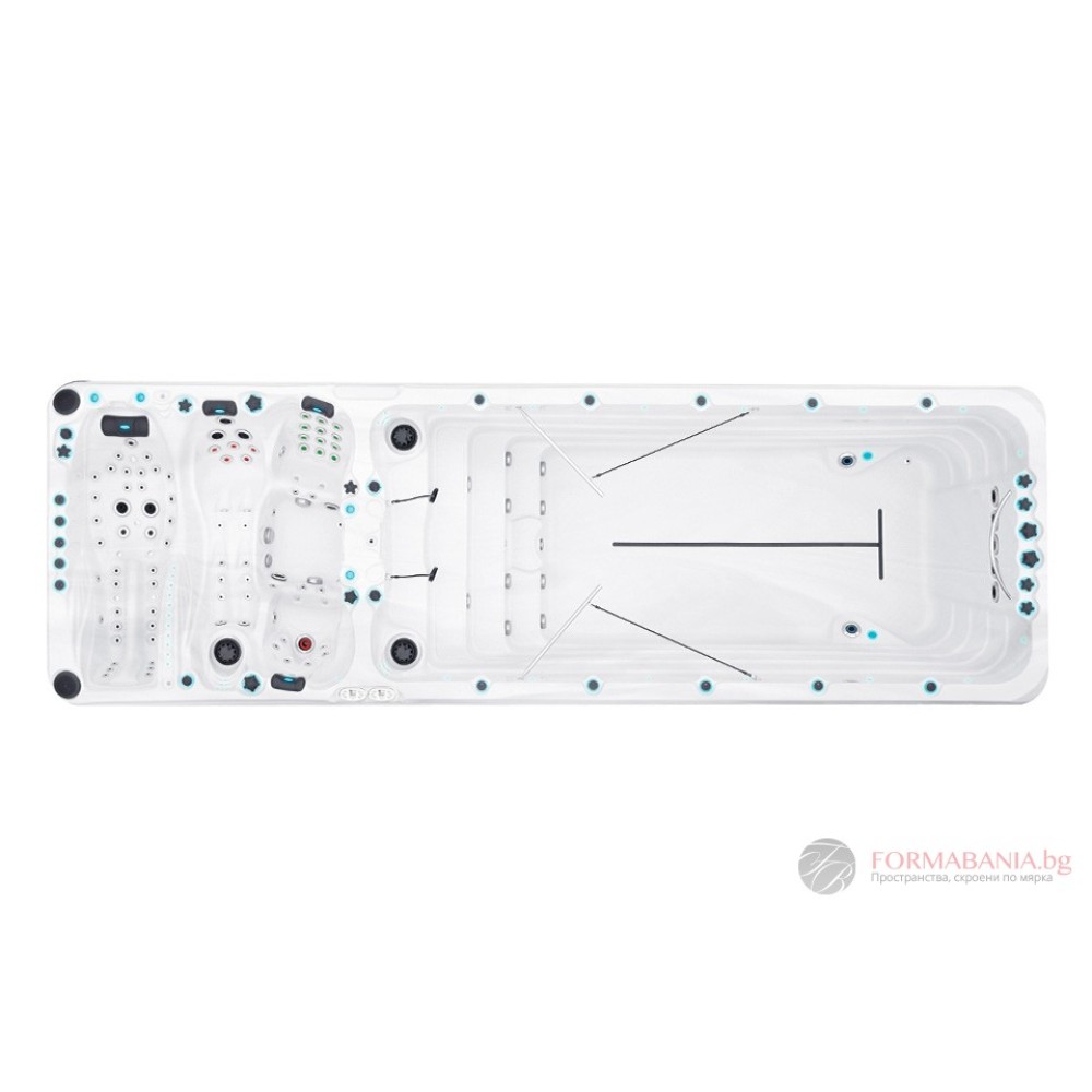 Passion Spa Vitality dual zone swim spa