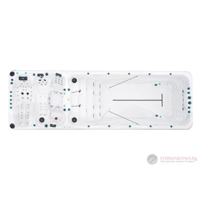 Passion Spa Vitality dual zone swim spa