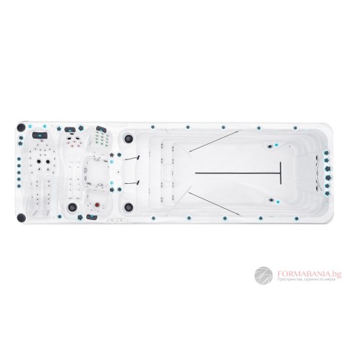 Passion Spa Vitality Deep dual zone swim spa