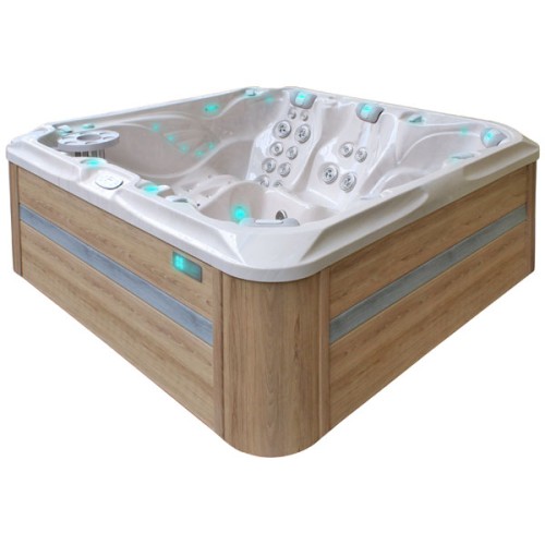 Passion Spa Admire Jacuzzi, 6 seats, Mystic Mountain color (beige and oak)