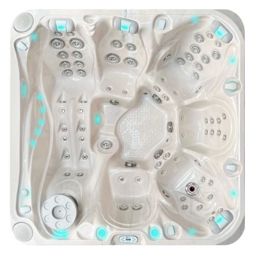 Passion Spa Admire Jacuzzi, 6 seats, Mystic Mountain color (beige and oak)