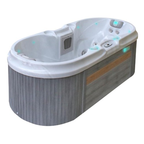 Passion Spa Bliss Jacuzzi, 2 seats, Sterling White color (white and gray)