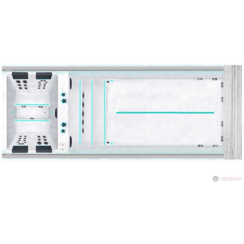 Passion Spa Balance dual zone swim spa
