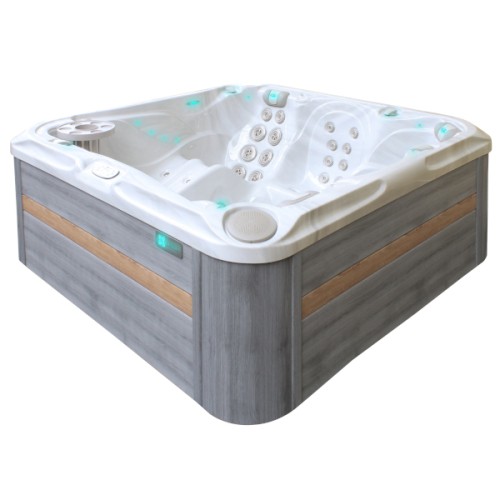 Passion Spa Delight Jacuzzi, 5 seats, Sterling White color (white and gray)