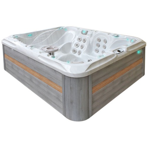 Passion Spa Desire Jacuzzi, 6 seats, Sterling White color (white and gray)