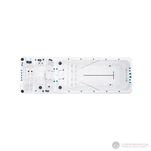 Passion Spa Energy Deep dual zone swim spa