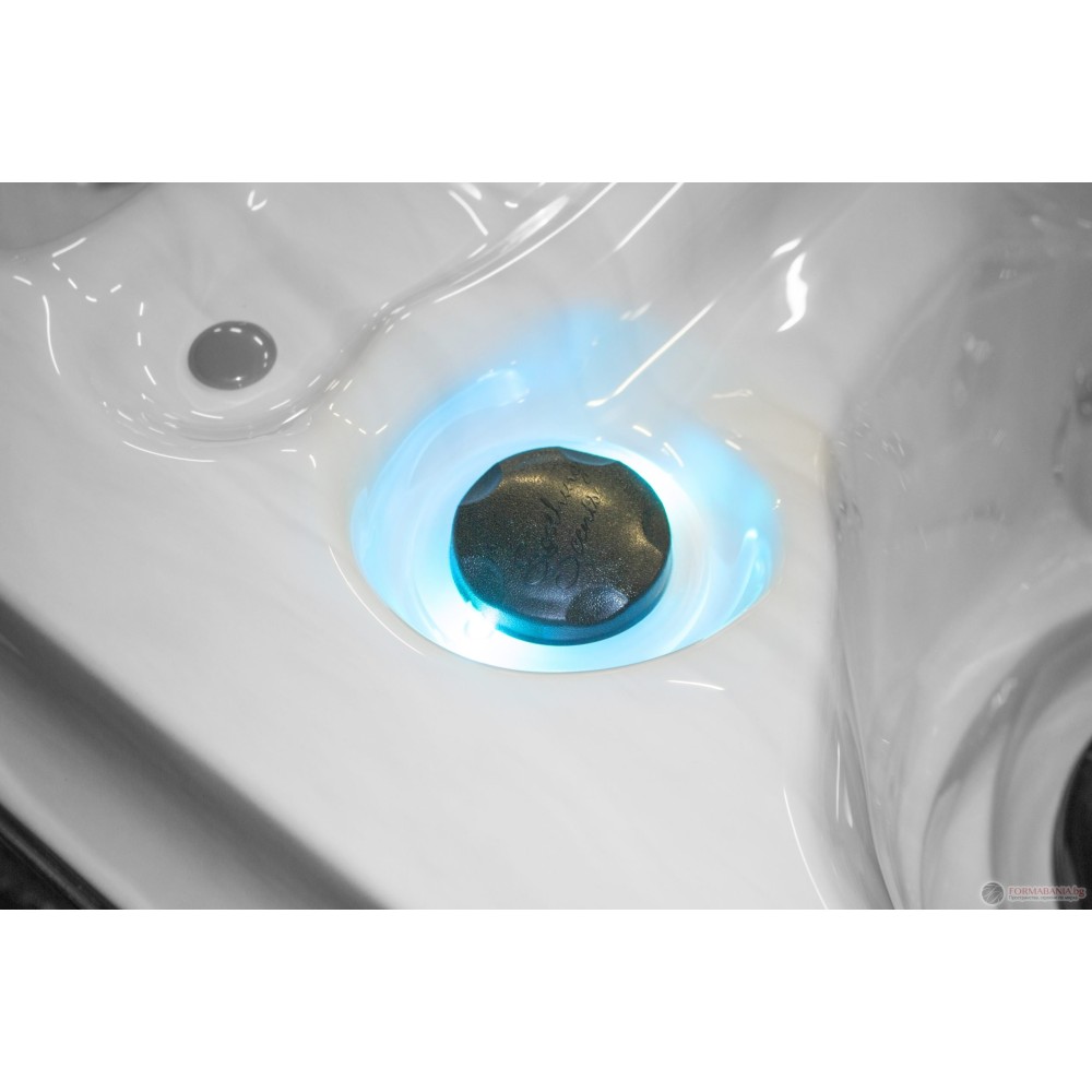 Passion Spa Exhilarate Mighty Wave Jacuzzi, 6 seats, Sterling White color (white and gray)