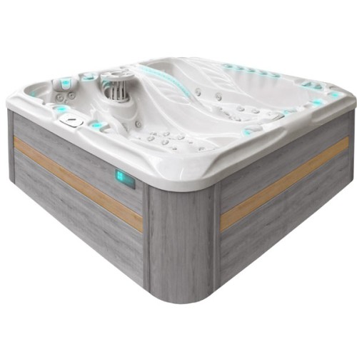 Passion Spa Euphoria Mighty Wave Jacuzzi, 4 seats, Sterling White color (white and gray)