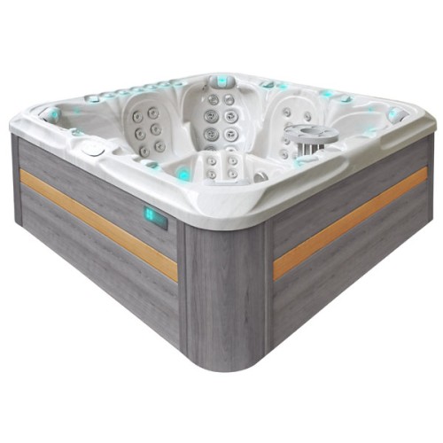 Passion Spa Excite Mighty Wave Jacuzzi, 7 seats, Sterling White color (white and gray)
