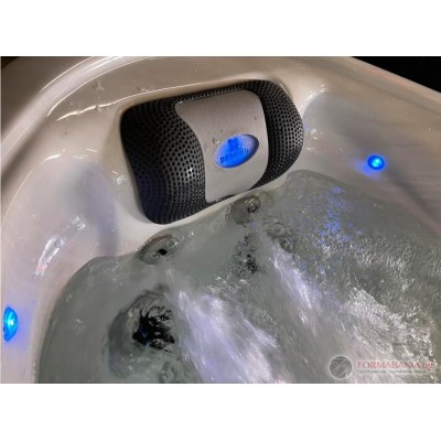 Passion Spa Exhilarate Mighty Wave Jacuzzi, 6 seats, Sterling White color (white and gray)
