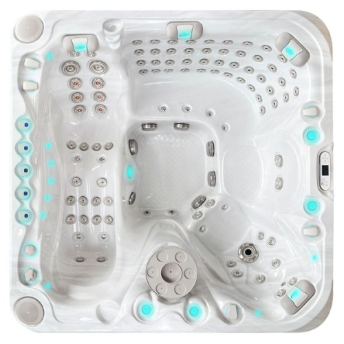 Passion Spa Felicity Mighty Wave Jacuzzi, 5 seats, Sterling White color (white and gray)