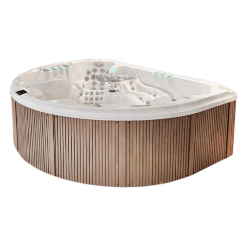 Passion Spa The Oasis Jacuzzi, 5 seats, Mystic Mountain color (beige and oak)