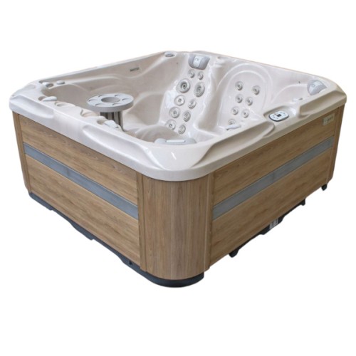 Passion Spa Pleasure Jacuzzi, 5 seats, color Mystic Mountain (beige and oak)