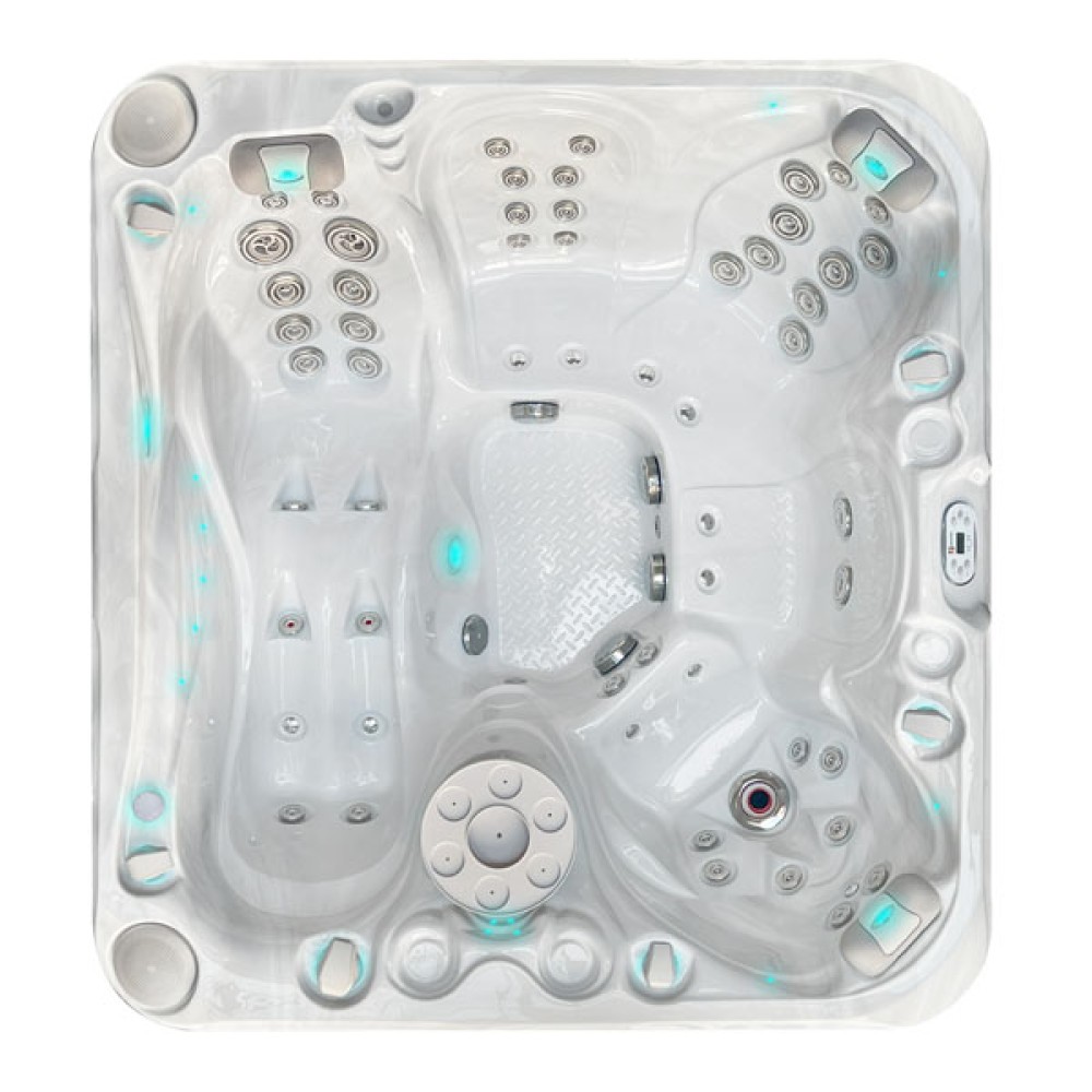 Jacuzzi Passion SPA Pleasure for 5 persons 215x200x91cm White and grey