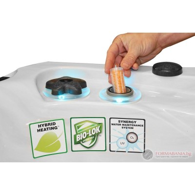 Jacuzzi Passion SPA Pleasure for 5 persons 215x200x91cm White and grey