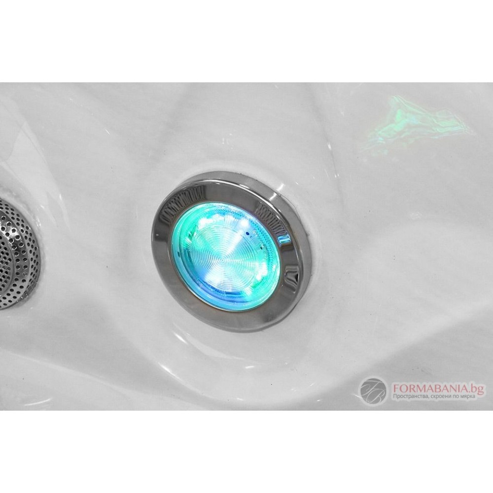 Jacuzzi Passion SPA Pleasure for 5 persons 215x200x91cm White and grey