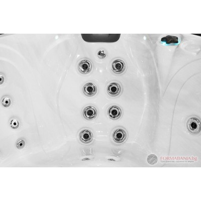 Jacuzzi Passion SPA Pleasure for 5 persons 215x200x91cm White and grey