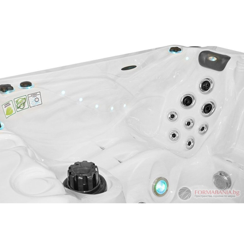 Jacuzzi Passion SPA Pleasure for 5 persons 215x200x91cm White and grey