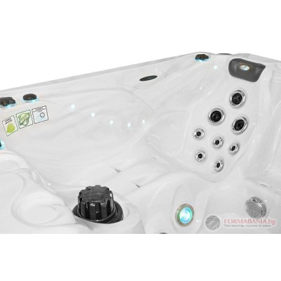 Jacuzzi Passion SPA Pleasure for 5 persons 215x200x91cm White and grey