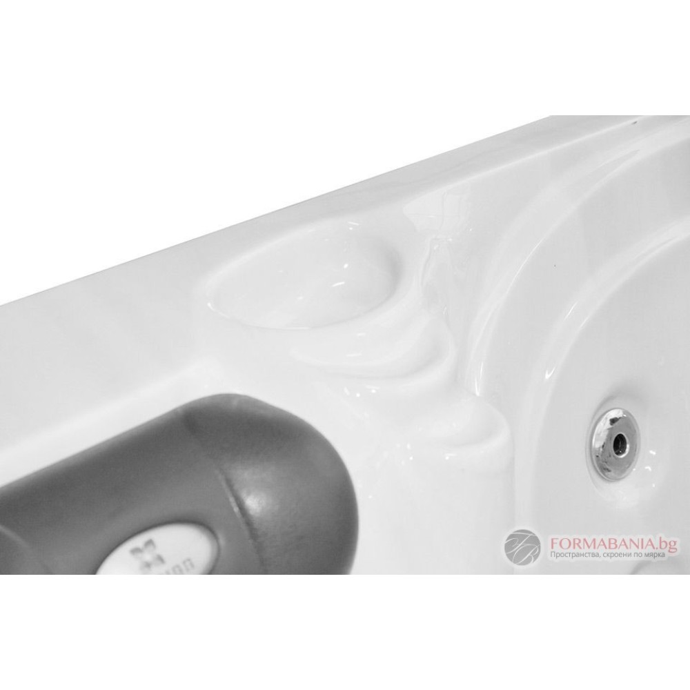 Jacuzzi Passion SPA Pleasure for 5 persons 215x200x91cm White and grey