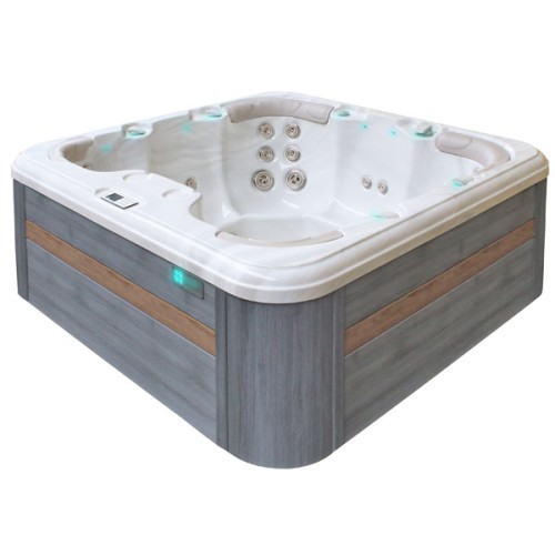 Passion Spa Rewind Jacuzzi, 7 seats, Sterling White color (white and gray)