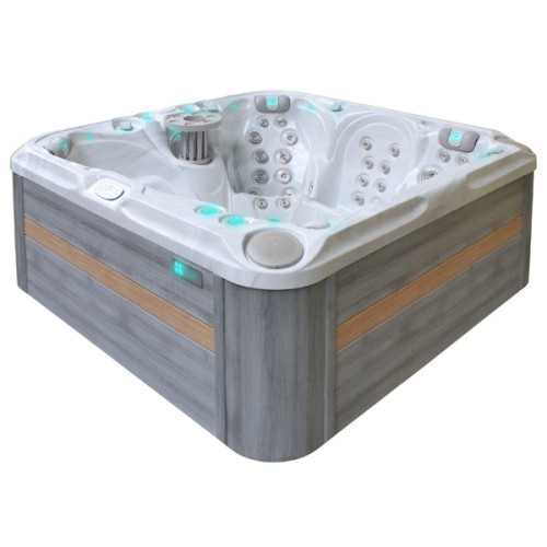 Passion Spa Solace Jacuzzi, 5 seats, Sterling White color (white and gray)